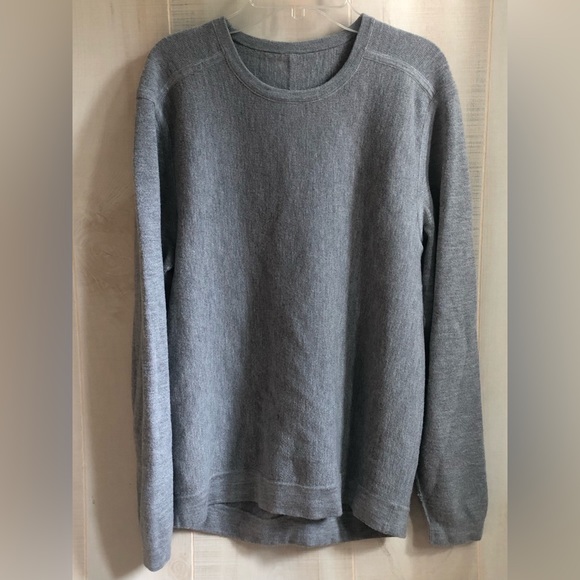 lululemon athletica Other - Lululemon Alpine Air Crew Neck Merino Wool Sweater Small Live in Practice